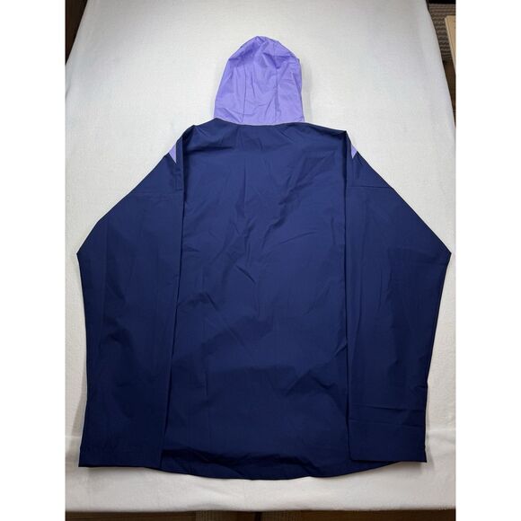 adidas Adult Arsenal Navy Windbreaker Jacket Blue Purple Large NWT $110 MSRP - Picture 2 of 6